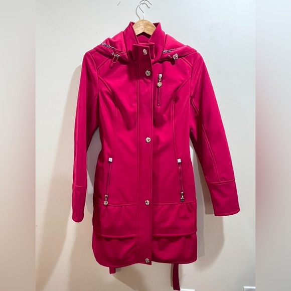 Betsey Johnson Jackets & Blazers - Betsey Johnson Pink Weatherproof Jacket